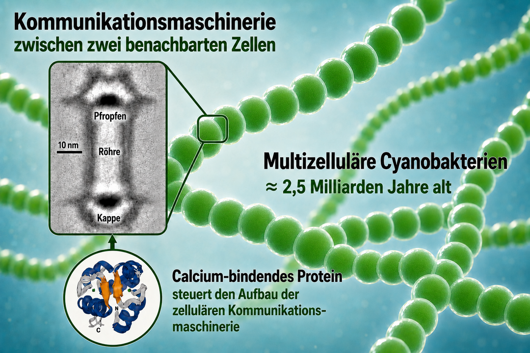 Biologie: Veröffentlichung im EMBO Journal Schon Urbakterien besaßen interzelluläre Kommunikationsstrukturen wie heute Menschen