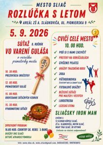 Rozlúčka s letom, cvičí celé mesto, preteky na odrážadlách a súťaž vo varení guláša