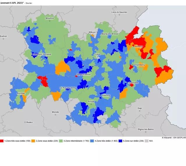 Accès aux soins en Auvergne-Rhône-Alpes : publication des nouveaux zonages orthophonistes et infirmiers