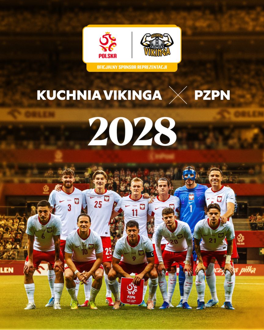 Polski Związek Piłki Nożnej przedłuża umowę o współpracy z Kuchnią Vikinga