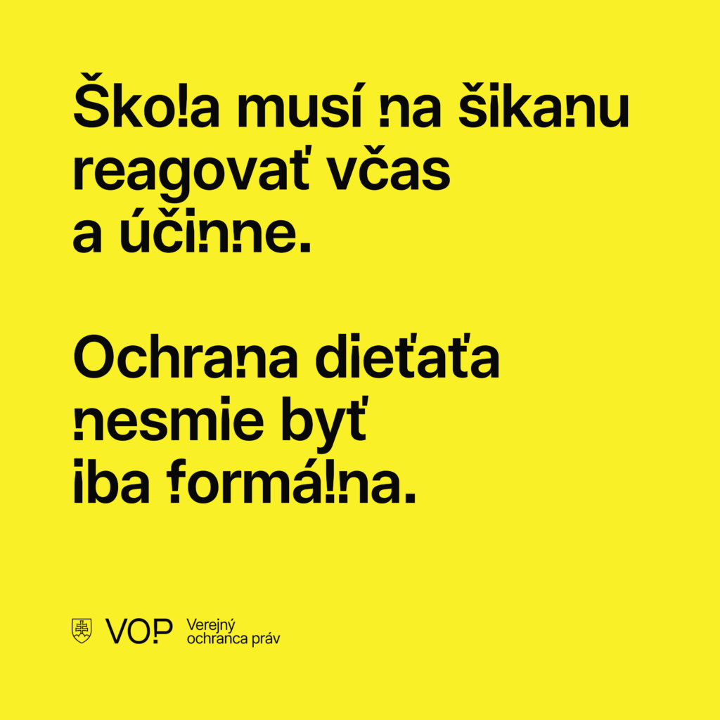 Škola musí na šikanu reagovať včas a účinne. Ochrana dieťaťa nesmie byť iba formálna