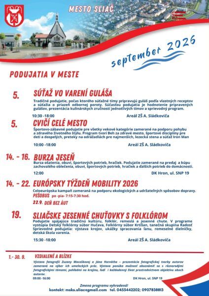PODUJATIA V MESTE- SEPTEMBER 2026