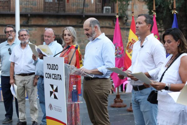 Velázquez reivindica la españolidad de Ceuta y agradece la respuesta de los toledanos a una emergencia que requiere que toda España se movilice