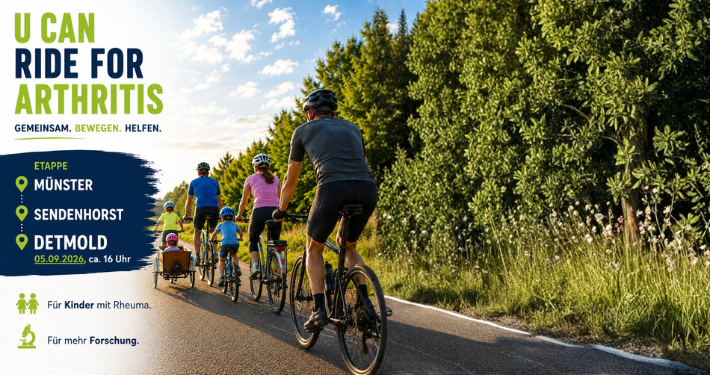 Benefiz-Radtour für rheumakranke Kinder macht Station am Klinikum Lippe