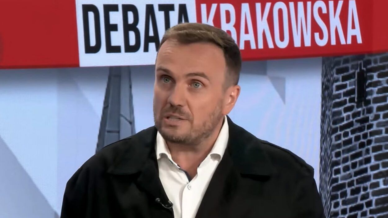 Bartosz Bocheńczak na debacie kandydatów na prezydenta Krakowa