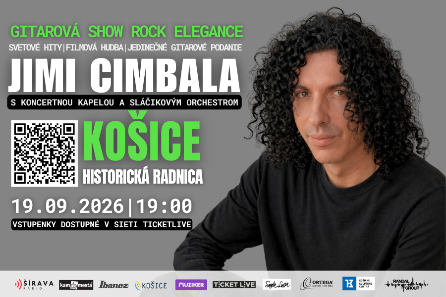 Jimi Cimbala spojí rock a orchester v Historickej radnici
