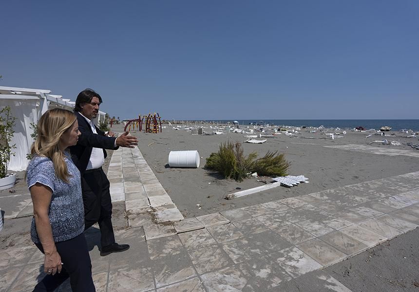 Il Presidente Meloni in visita a Policoro