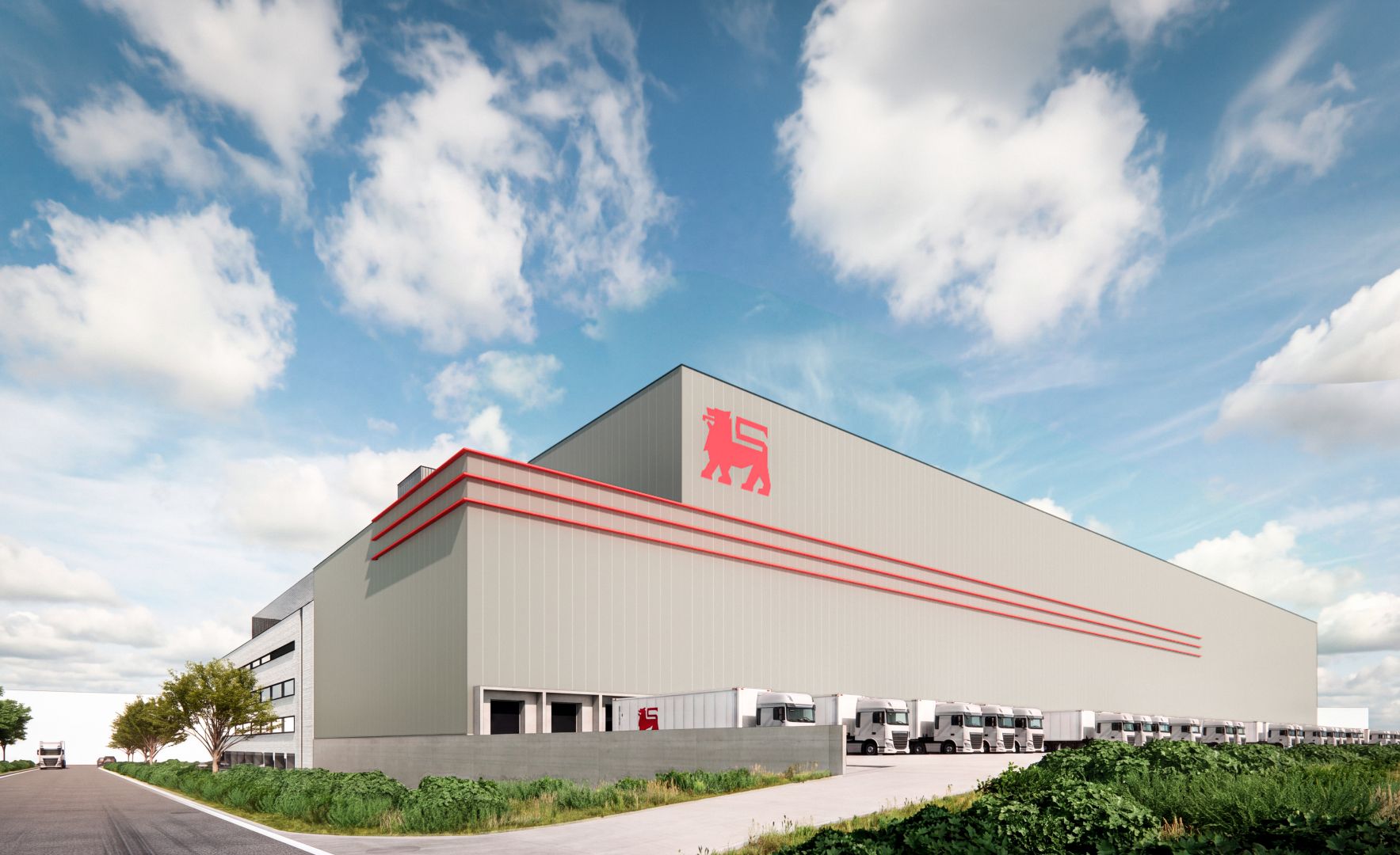 Delhaize poursuit ses investissements dans ses activités logistiques en gestion propre afin de soutenir sa croissance future