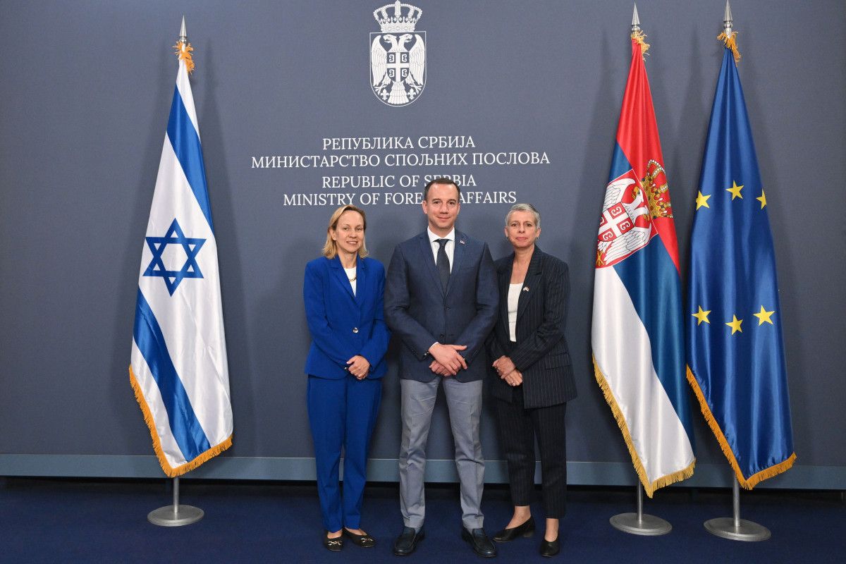 Јовић са делегацијом министарства спољних послова Израела
