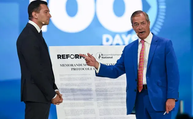 Bardella chez Farage : 3 choses à retenir de l’opération crédibilisation