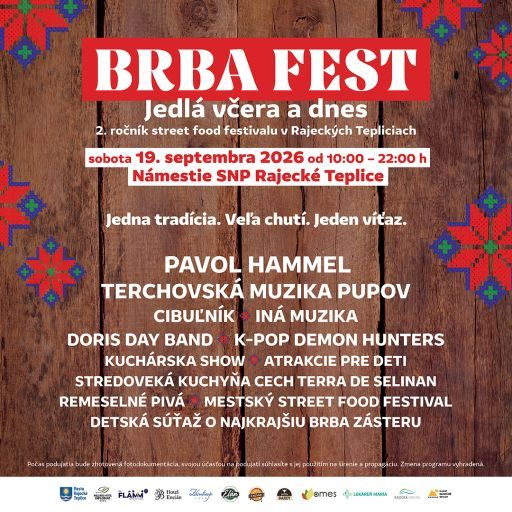BRBA FEST 2026 sa blíži