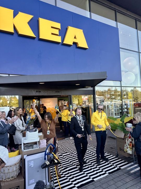 IKEA åpnet nytt butikkonsept i Fredrikstad