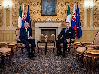 Predseda vlády SR Robert Fico sa stretol s predsedom vlády Írska Micheálom Martinom