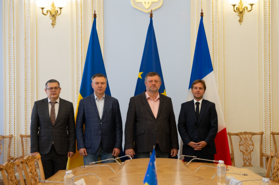 Олександр Корнієнко обговорив із П’єром-Александром Англадом підтримку України та європейську інтеграцію