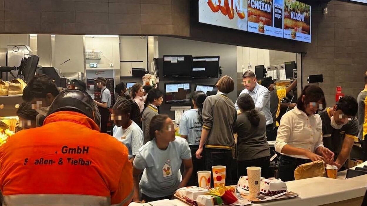 Zdjęcie z warszawskiego McDonalda…