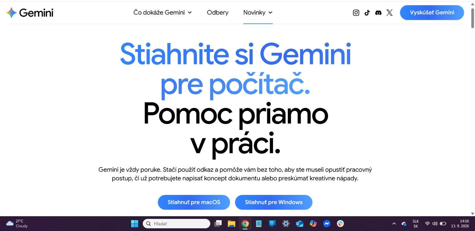 Gemini konečne prichádza na Windows. Stačí jedna skratka a máte ho vždy poruke