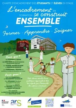 Un poster pour promouvoir la Charte d'encadrement des étudiants et élèves en stage