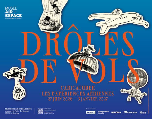 Exposition. « Drôles de vols – caricaturer les expériences aériennes »