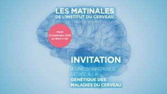 Conférence Les matinales de l'Institut du Cerveau : génétique des maladies du cerveau