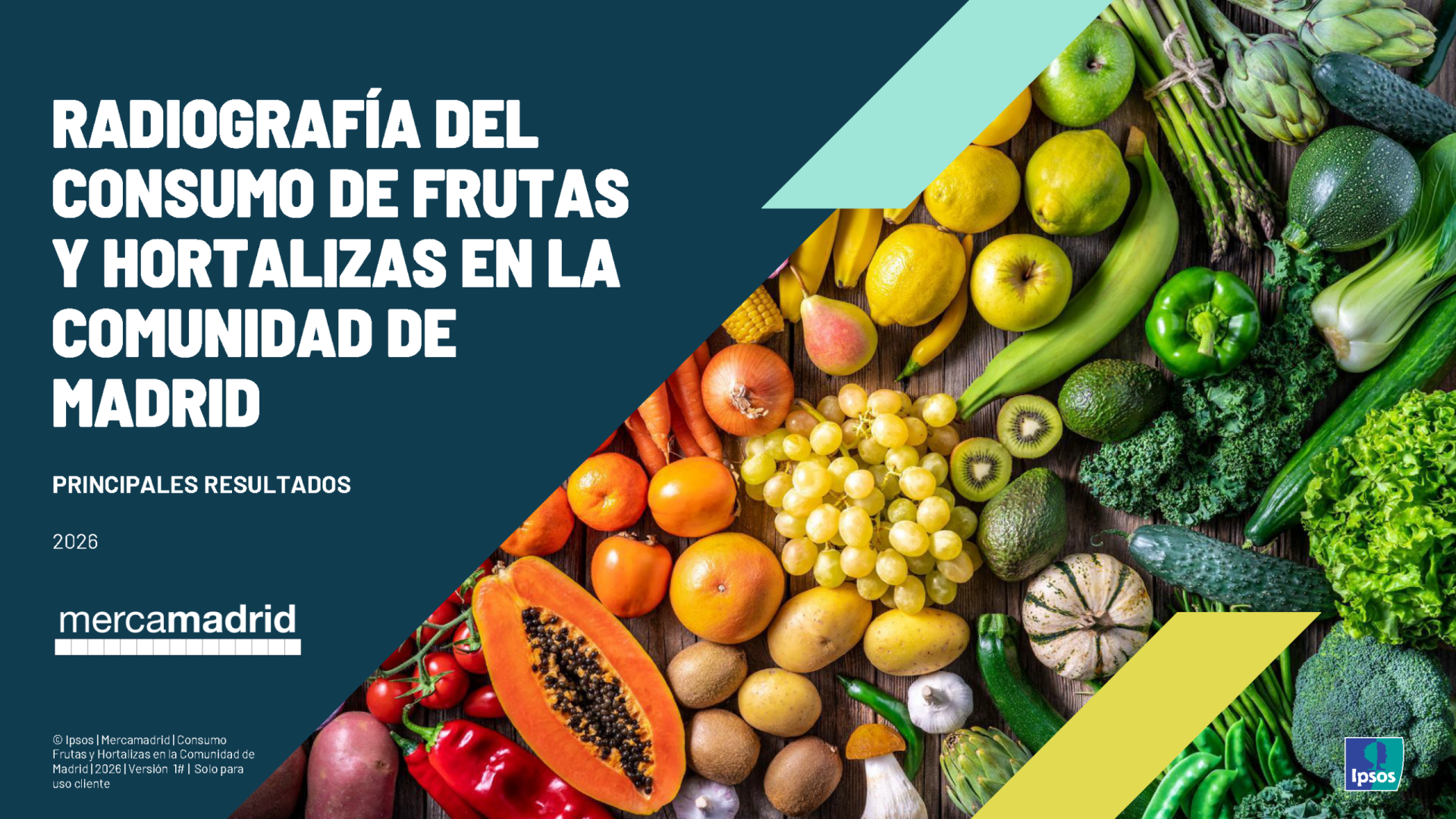 El 92% de los madrileños y madrileñas compra frutas y hortalizas al menos una vez por semana