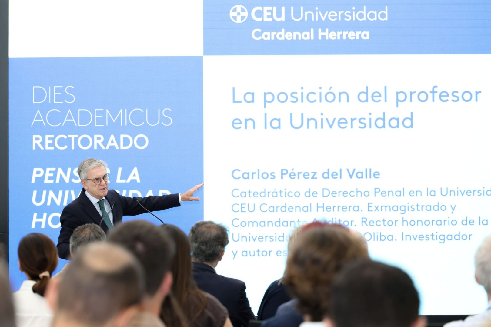 Pérez del Valle: «La posición del profesor en la Universidad debe ser de centralidad»