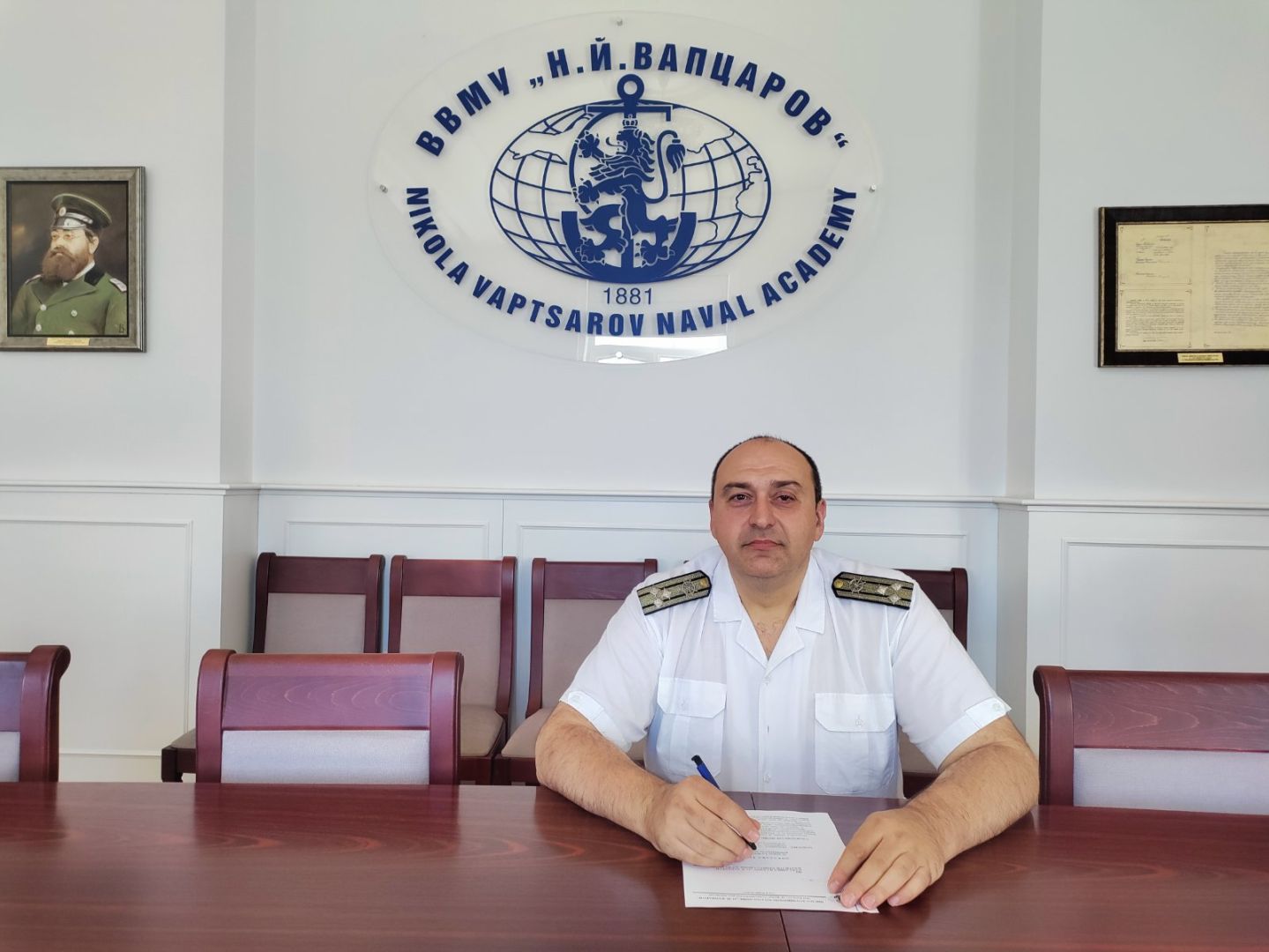 Капитан първи ранг доцент доктор Валентин Василев е новият декан на Факултет „Навигационен“