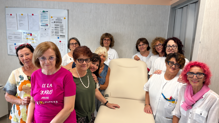 Bios dona un lettino per le visite al Day Hospital Onco - Ematologico