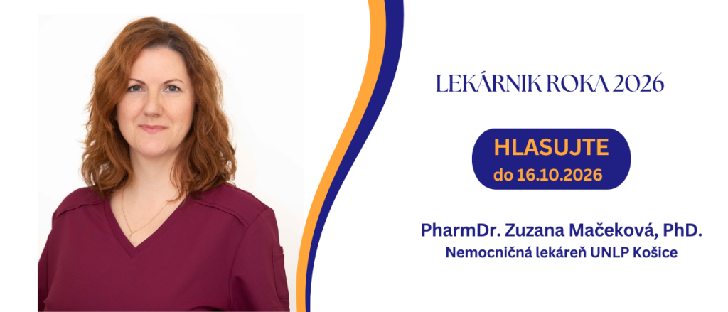 Farmaceutka UNLP Zuzana Mačeková vo finále ankety Lekárnik roka 2026