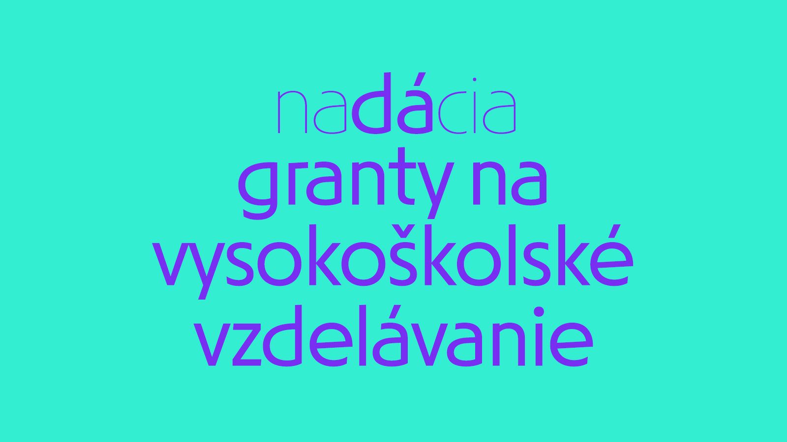 Otvorili sme grantový program VZDELANIE Strategický rozvoj pre vysoké školy 2026