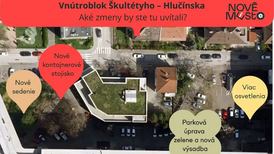 Už dnes sa dozviete ako by sa mohol zmeniť vnútroblok medzi Škultétyho a Hlučínskou