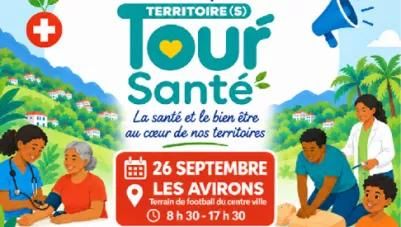 Territoires Tour Santé : l’ARS vous donne rendez-vous le 26 septembre aux Avirons !