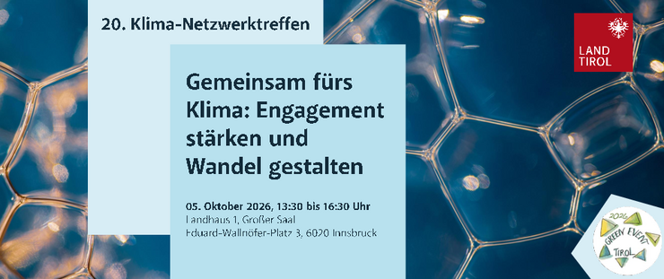 Anmeldungen noch möglich: 20. Klima-Netzwerktreffen lädt zum Austausch
