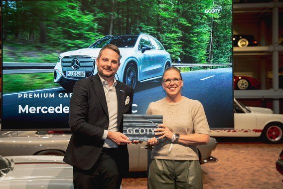 Der elektrische Mercedes-Benz GLC wird zum „German Premium Car of the Year 2027“ gekürt