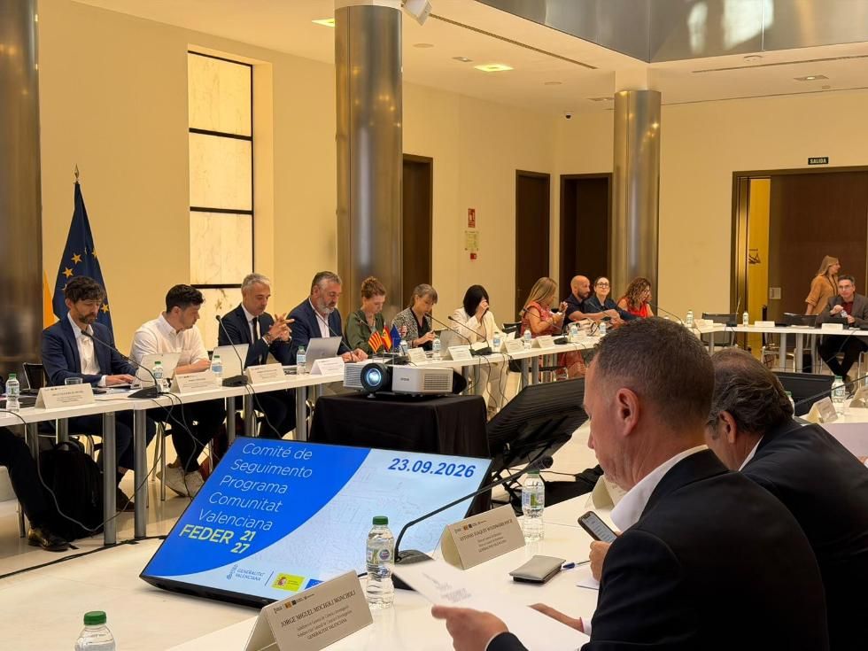 La Generalitat ha gestionado el 71 % de los Fondos FEDER 2021-27 asignados a la Comunitat Valenciana con un total de 630 millones de euros