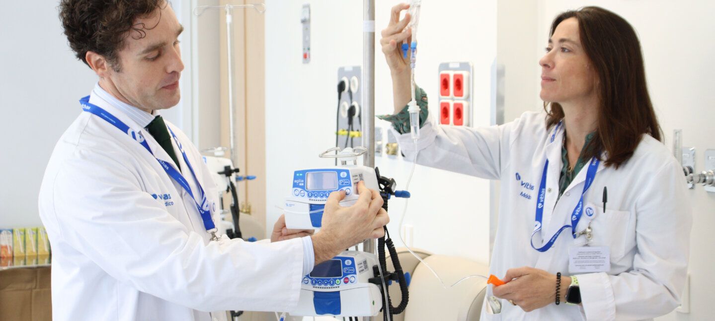 Vithas Madrid La Milagrosa administra por primera vez una terapia innovadora para tratar un linfoma difuso de células B grandes