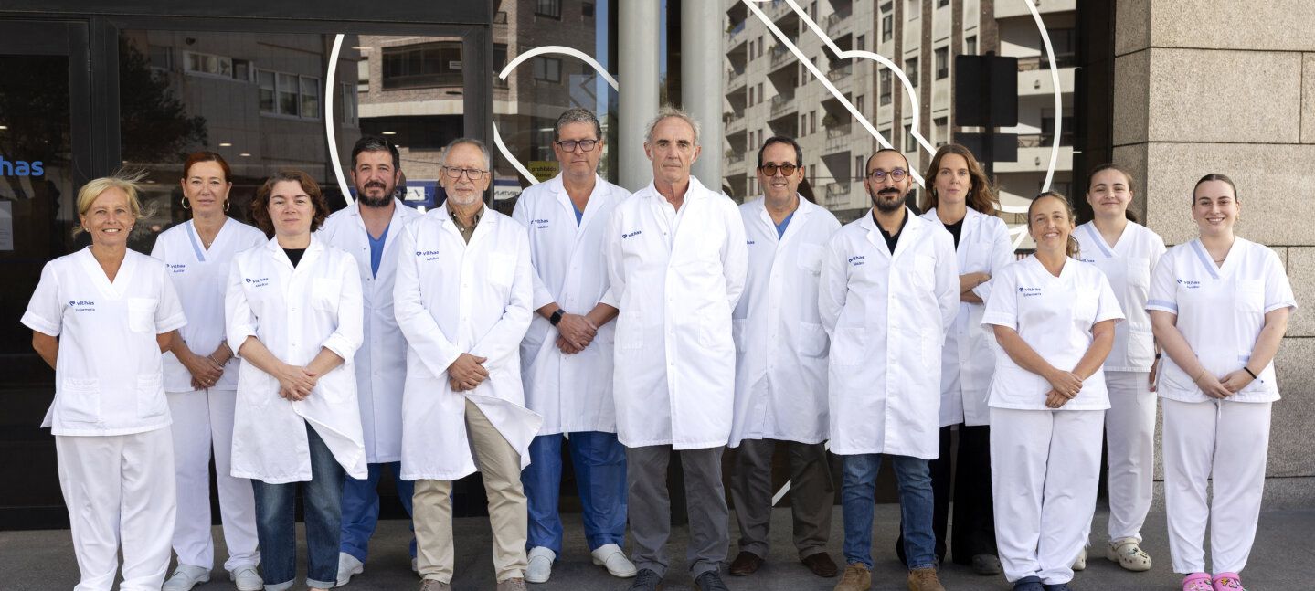 Equipo de la Unidad de Cirugía Ortopédica y Traumatología de Vithas Vigo