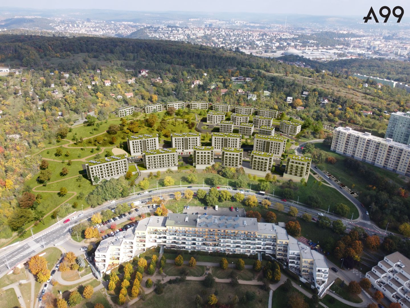 V Brně začíná výstavba 280 družstevních bytů. SYNER se podílí na projektu Kamenný vrch II