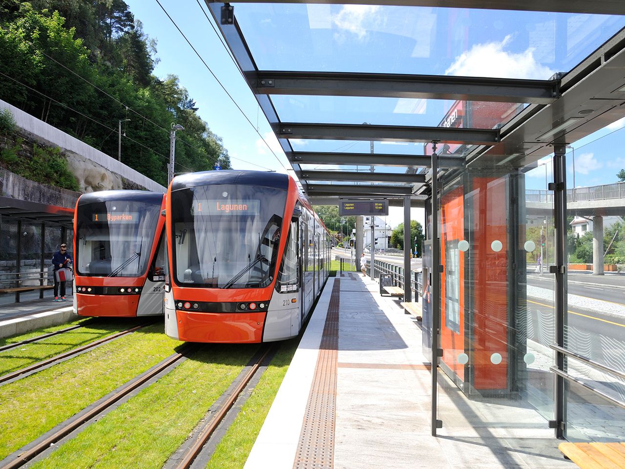 Bybanen inkl. sykkeltunnel til Fyllingsdalstunnelen