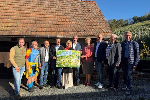 Neuer Uhudler Radrundweg B72 eröffnet: 63 Kilometer Radgenuss im Südburgenland
