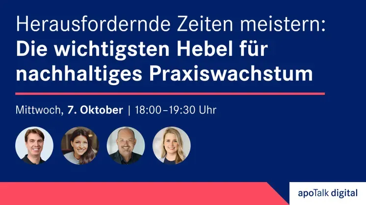 apoTalk: Zwischen Kostendruck und Fachkräftemangel - wie Praxen wirtschaftlich erfolgreich bleiben