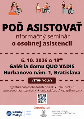 Informačný seminár o osobnej asistencii