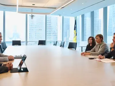 Óscar Puente plantea líneas de colaboración con la Autoridad Portuaria de Nueva York y Nueva Jersey sobre digitalización de los puertos y descarbonización