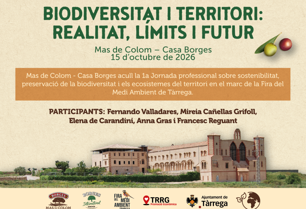 Borges impulsa la primera jornada profesional ‘Biodiversidad y territorio: realidad, límites y futuro’ en Mas de Colom