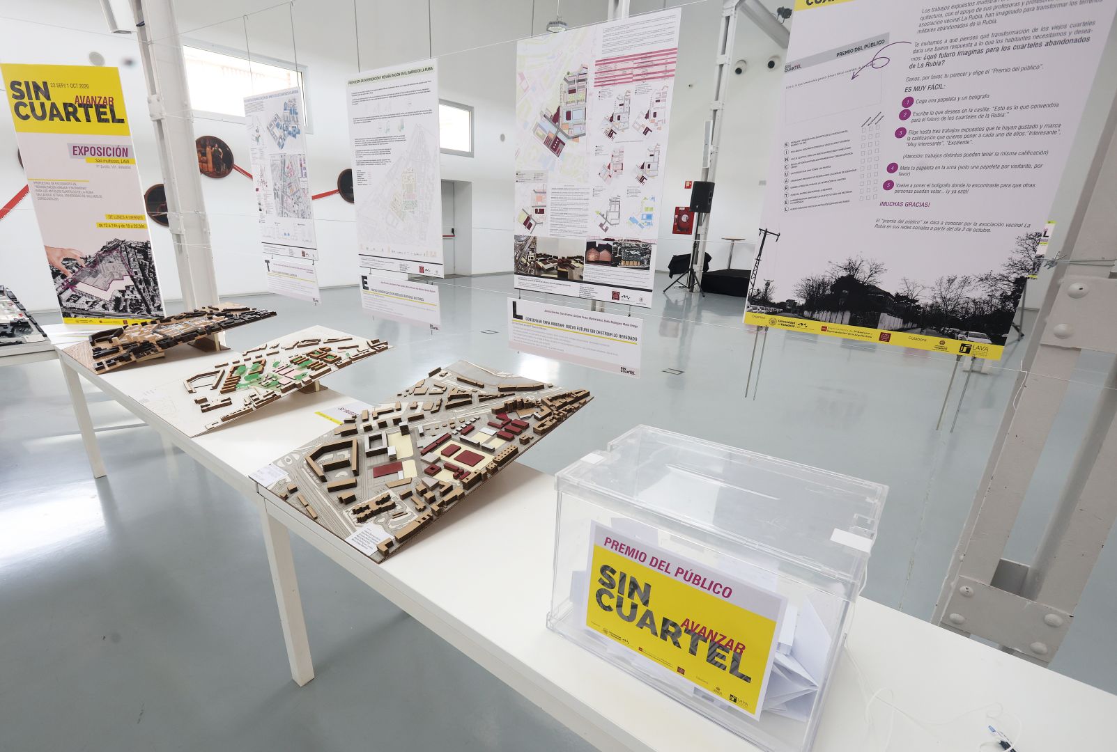 Estudiantes de la UVa comparten sus soluciones para el antiguo recinto militar de La Rubia a través de una exposición en el LAVA