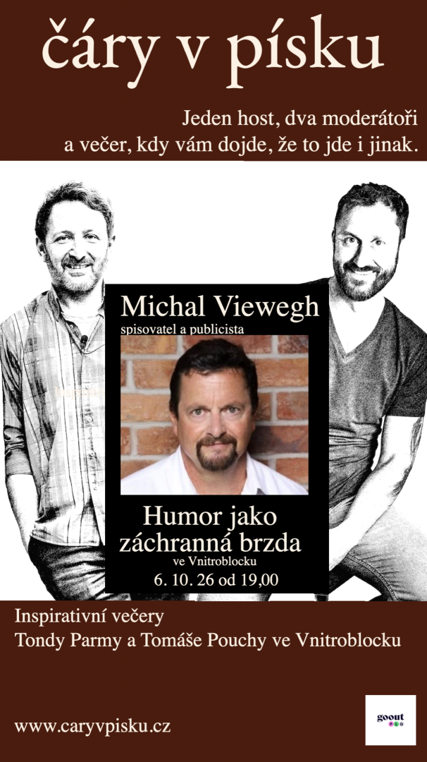 Michal Viewegh: Humor jako záchranná brzda, i na vlastní chyby