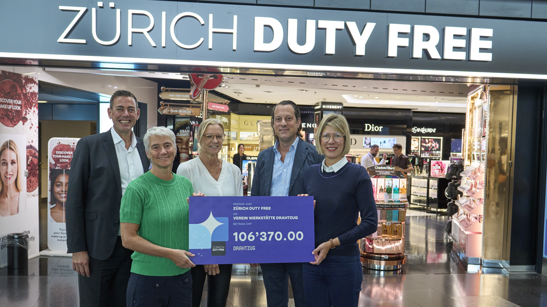 Charity Wasser sammelt 106’370 Franken für den Verein Werkstätte Drahtzug