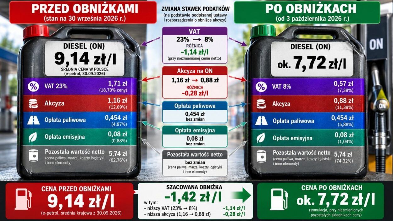 Wszystko o nowych cenach paliw i ustawie o nadmiernych zysków