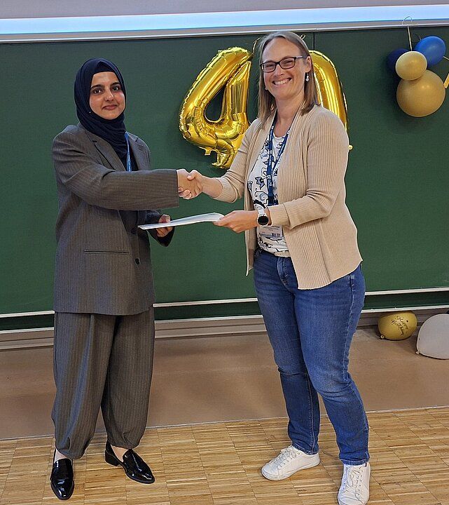 Auszeichnung für Düsseldorfer Bioinformatikerin FaBi-Dissertationspreis für Dr. Hufsah Ashraf