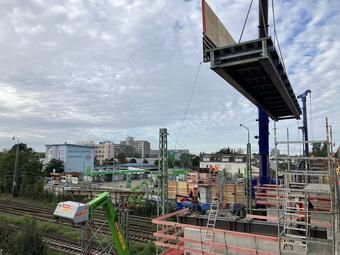Neubau BBC-Brücke – Aktueller Baufortschritt