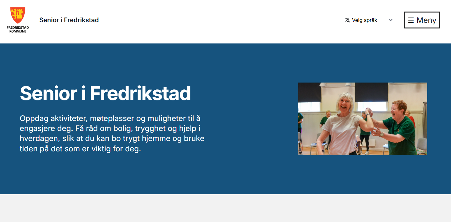 Senior i Fredrikstad: Aktiviteter og råd samlet på ett sted